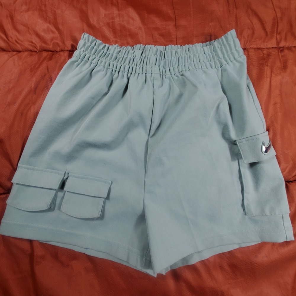 Nike Woven High Rise Women's Cargo‎ Shorts Size Extra Small OR Youth Large/XL